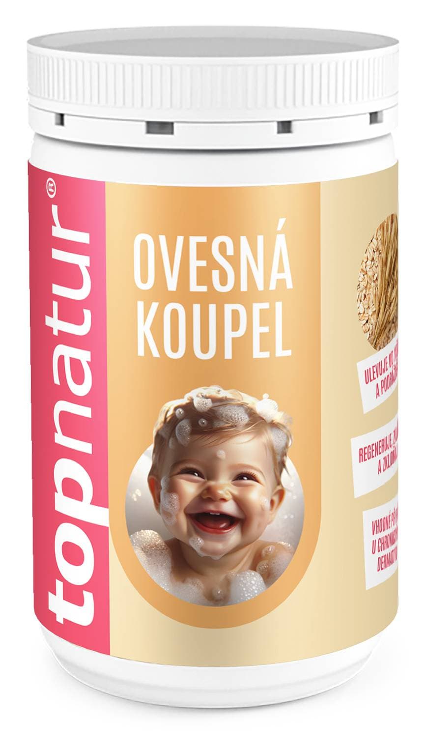 Topnatur Ovesná koupel pro děti dóza 350g
