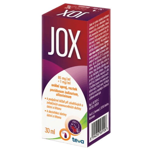 JOX 85MG/ML+1MG/ML Orální sprej, roztok 1X30ML