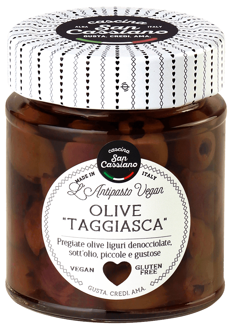 Cascina San Cassiano Vypeckované olivy Taggiasca