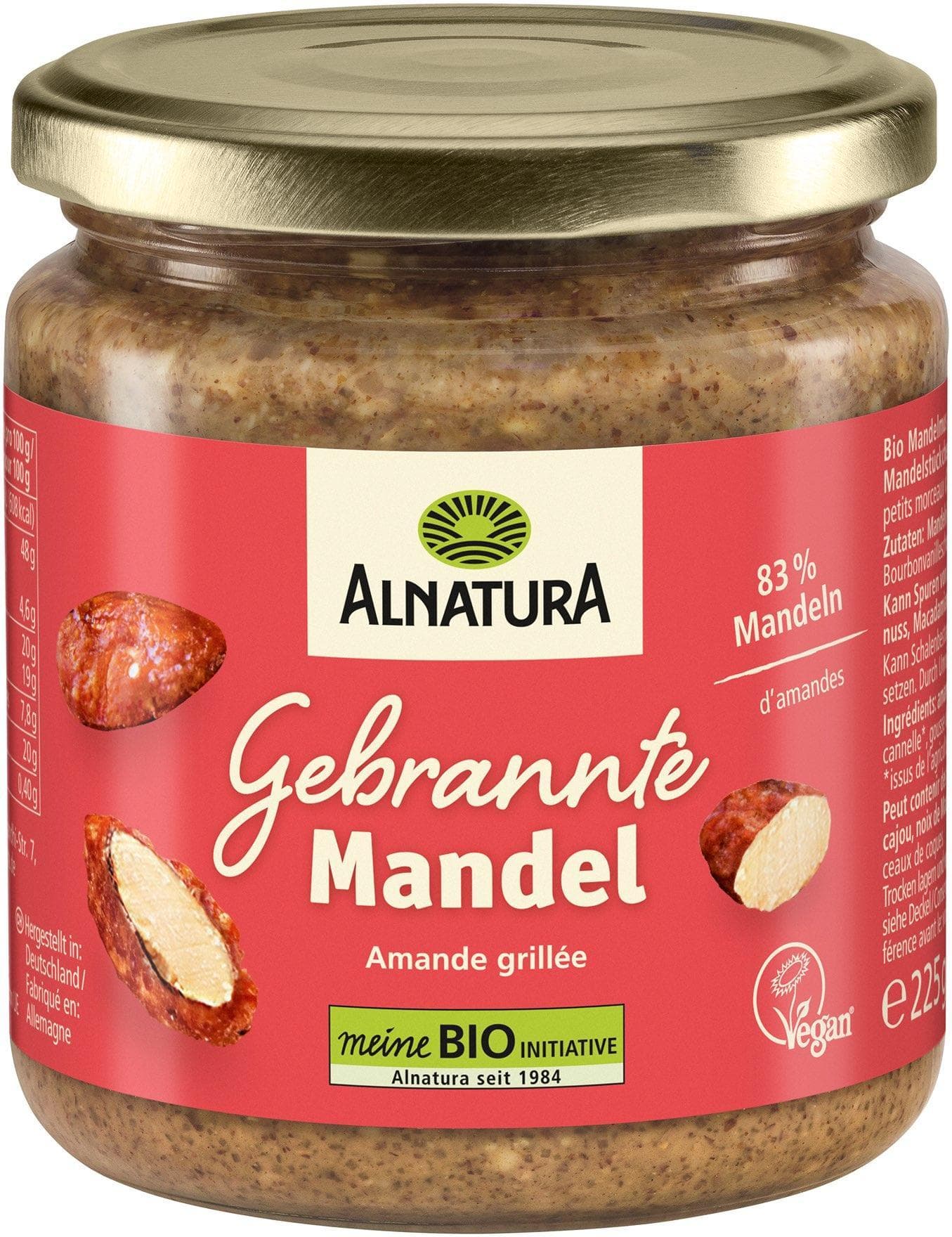 Alnatura BIO Mandlové máslo s kousky pražených mandlí