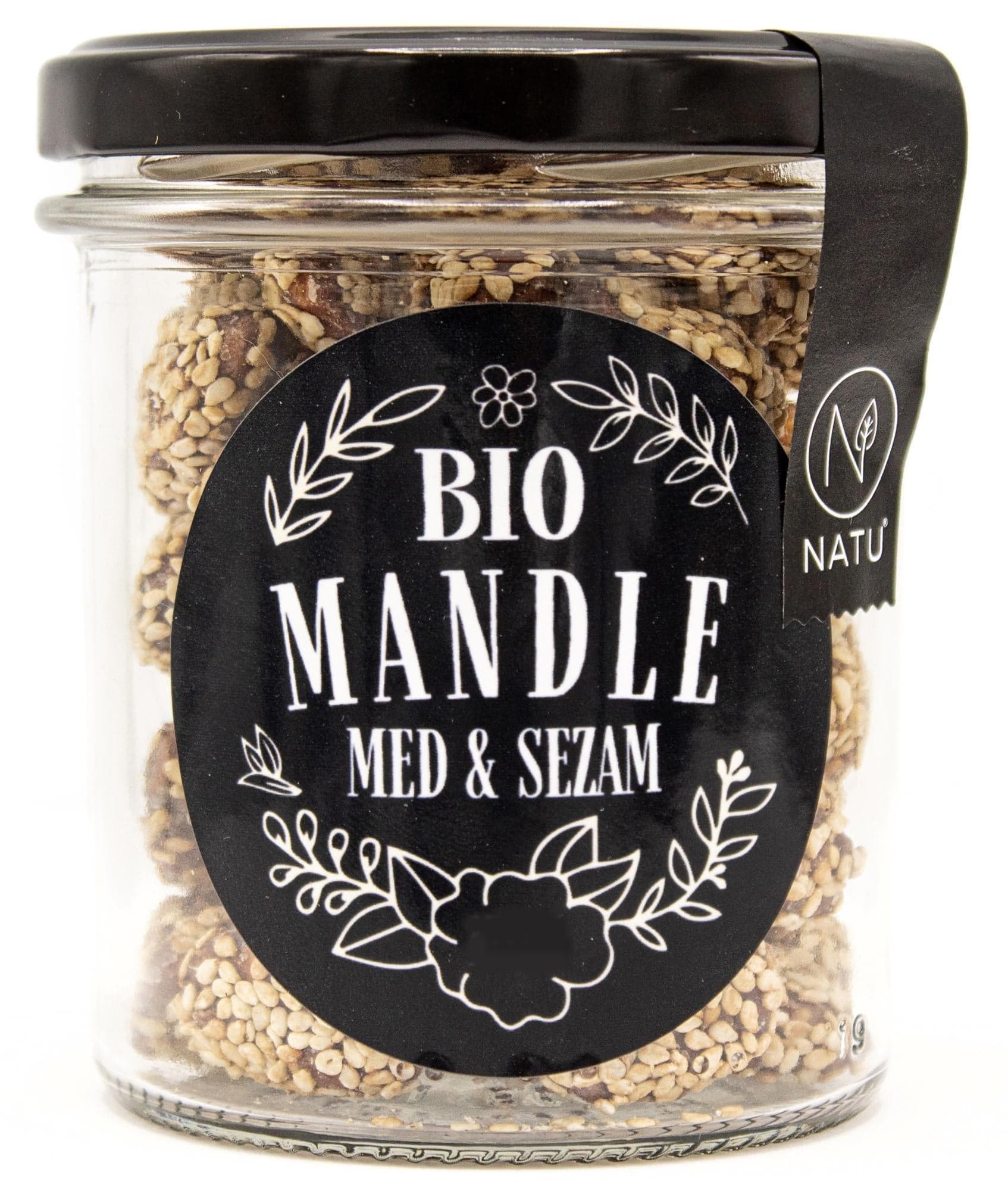 Natu BIO Mandle s medem a sezamem