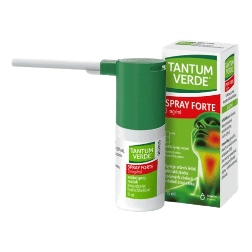 TANTUM VERDE SPRAY FORTE 3MG/ML Orální sprej, roztok 15ML