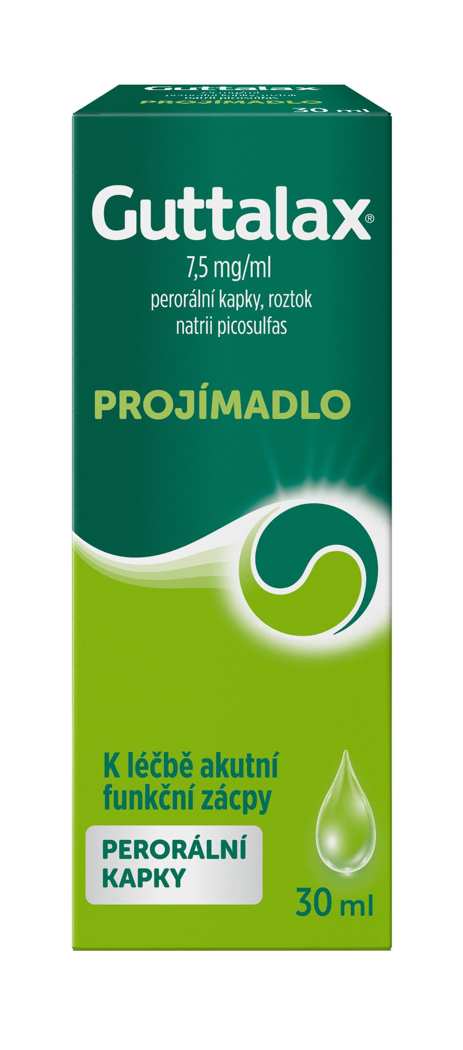 GUTTALAX 7,5MG/ML Perorální kapky, roztok 1X30ML