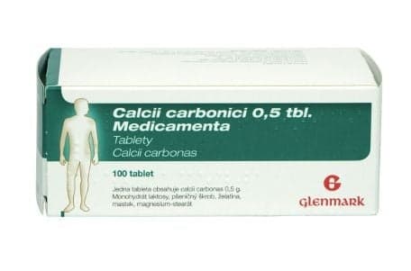 CALCII CARBONICI 0,5 TBL. MEDICAMENTA 0,5G Tableta 100