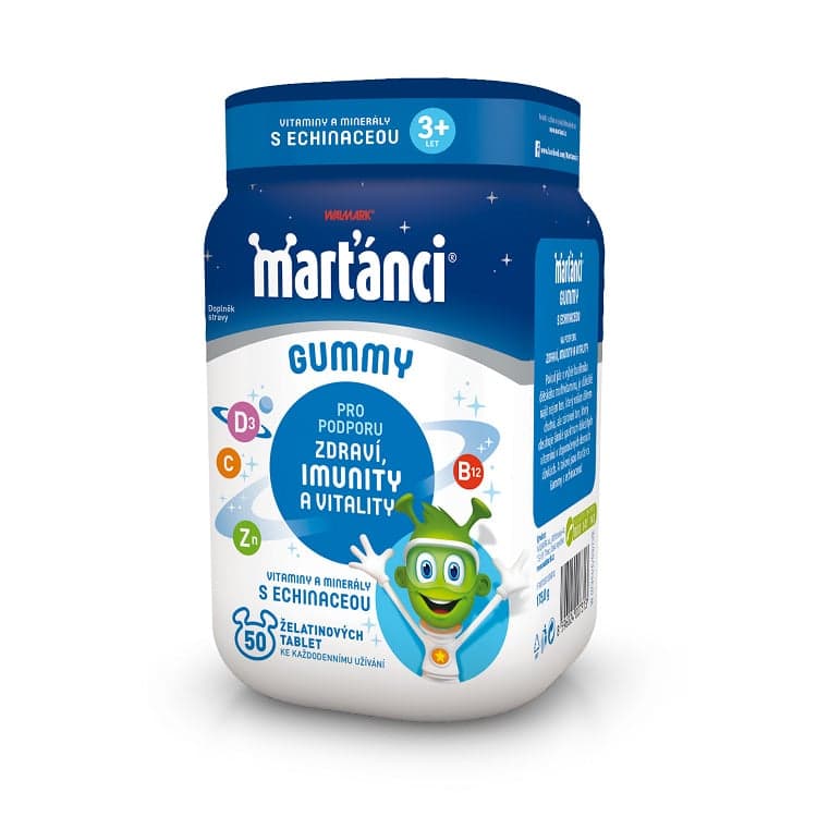 Marťánci Gummy Echinacea 20mg tbl.50