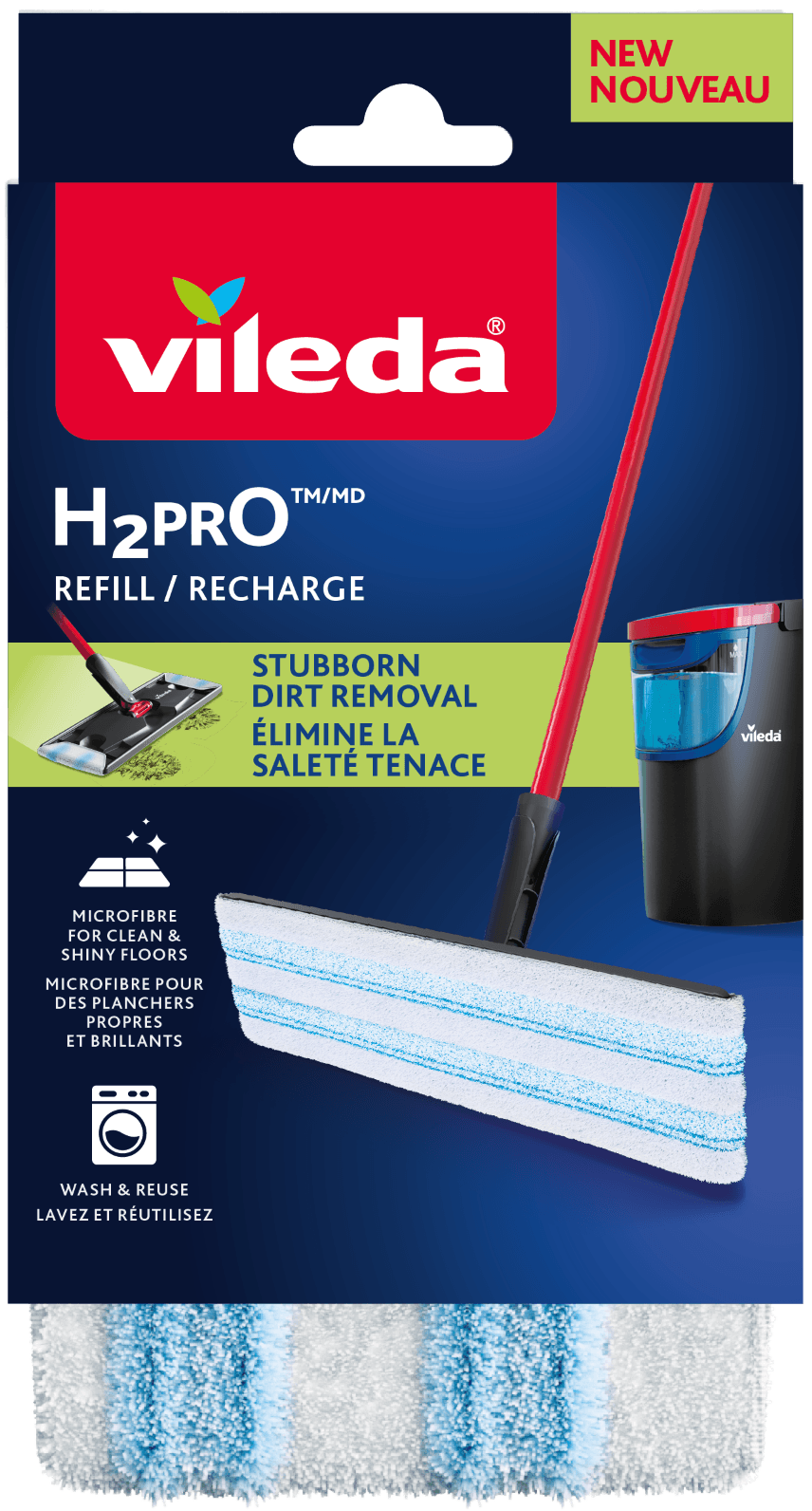 Vileda H₂PrO Náhrada k plochému mopu