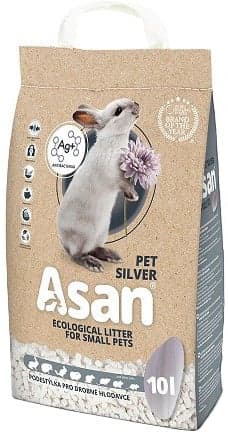 Asan Pet Silver podestýlka pro zakrslé králíčky a hlodavce