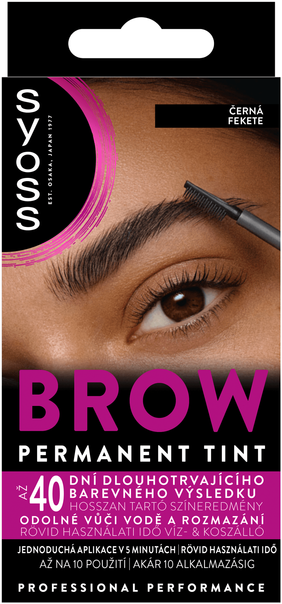 Syoss Brow Tint barva na obočí černá