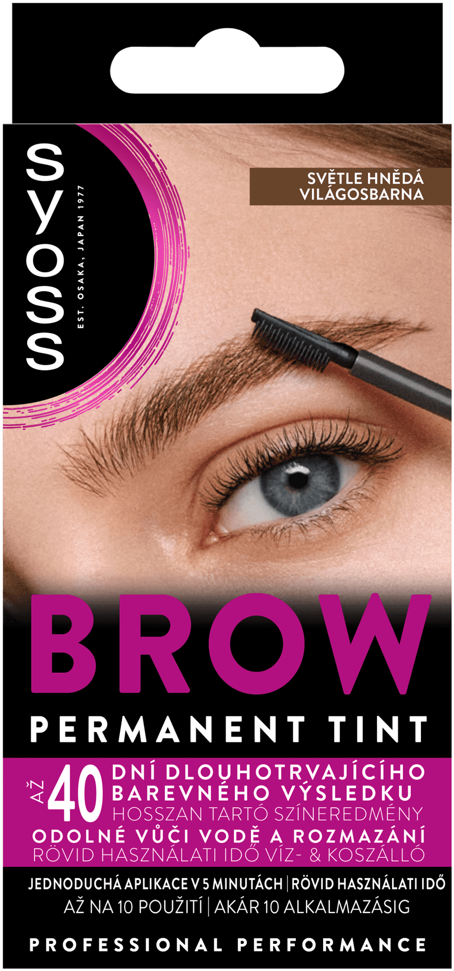 Syoss Brow Tint barva na obočí světle hnědá