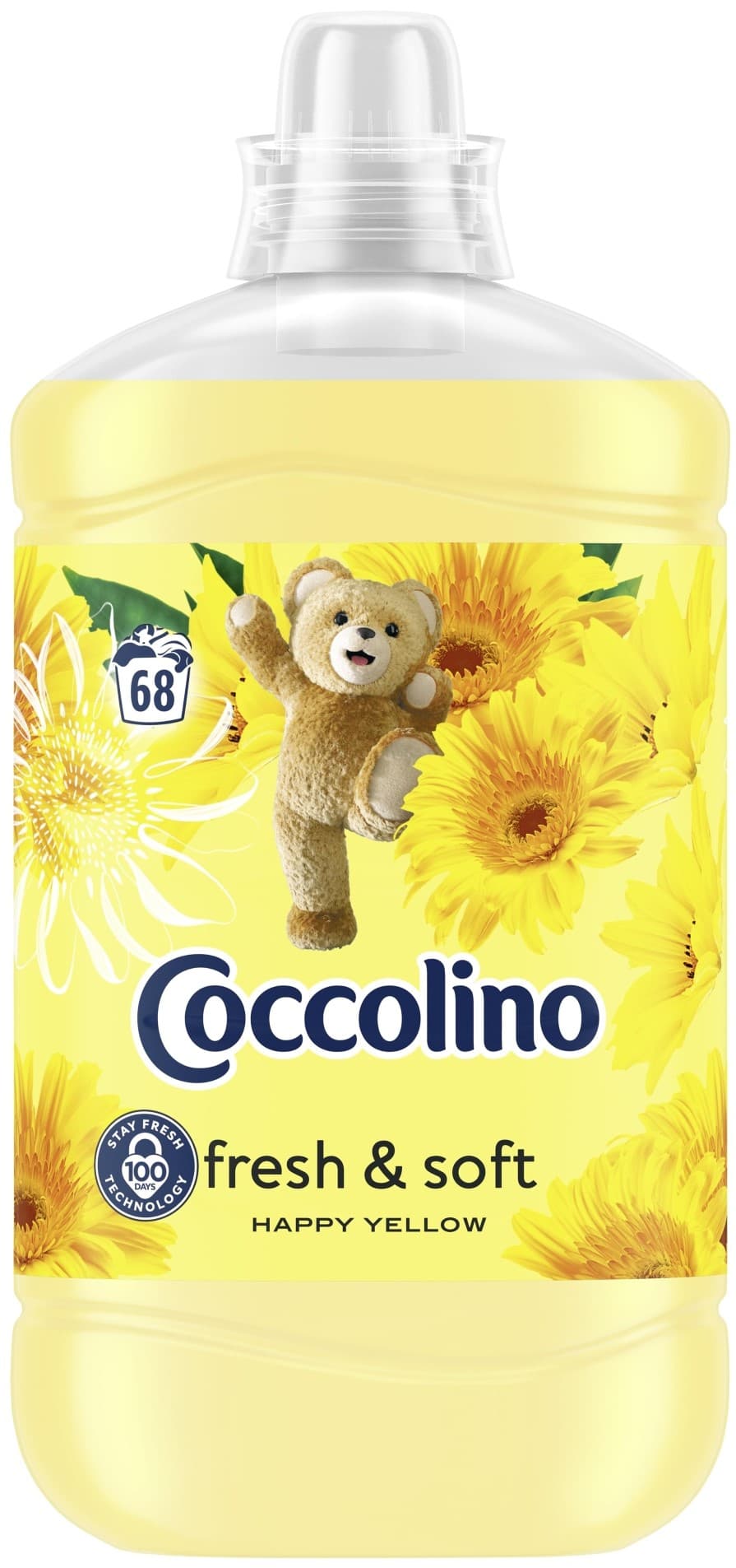 Coccolino Fresh & Soft Happy Yellow aviváž (1,702 l)