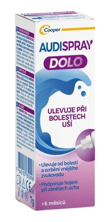 Audispray Dolo ušní kapky 7g