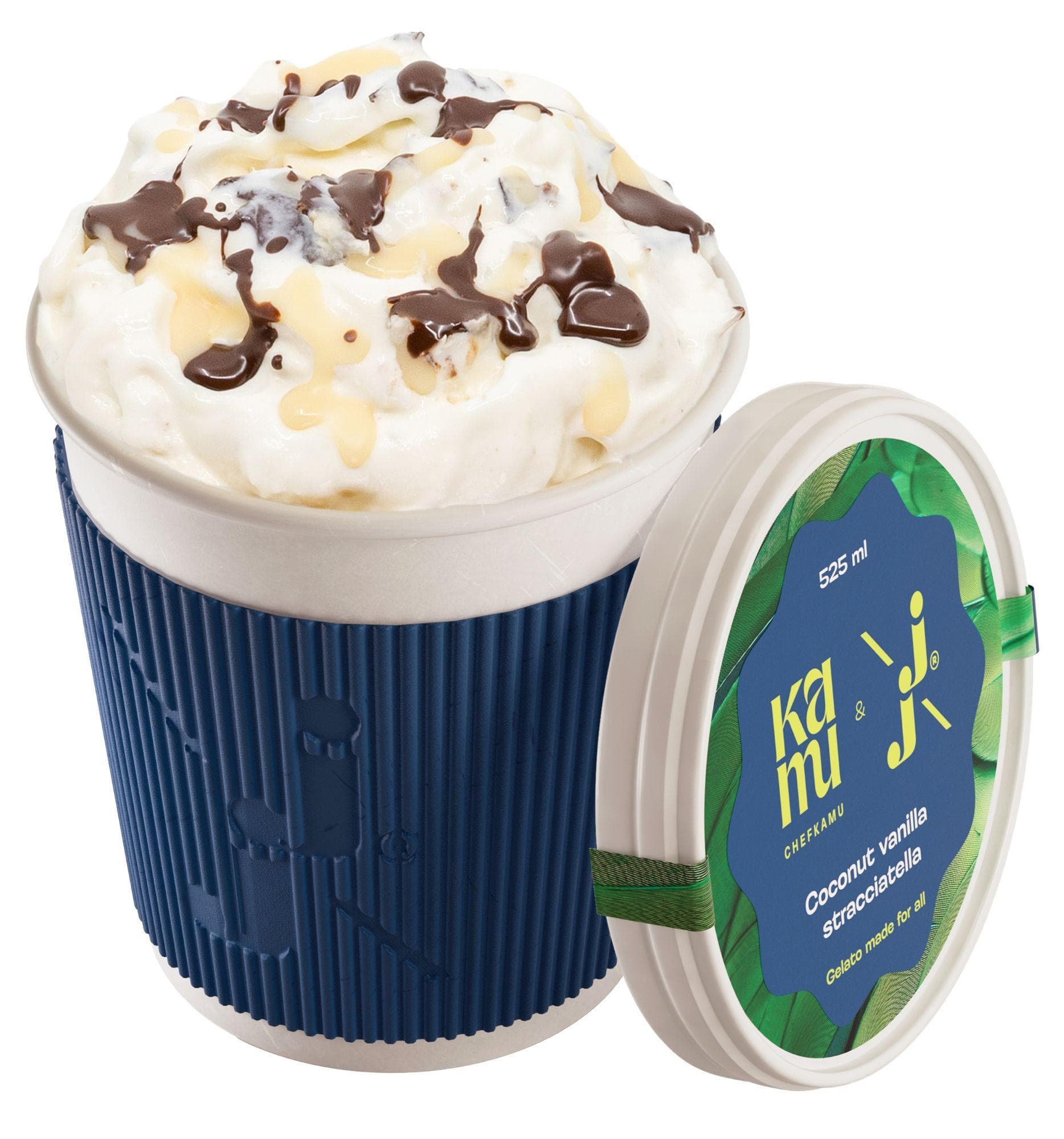 Ještě jednu & Kamu Zmrzlina coconut vanilla stracciatella