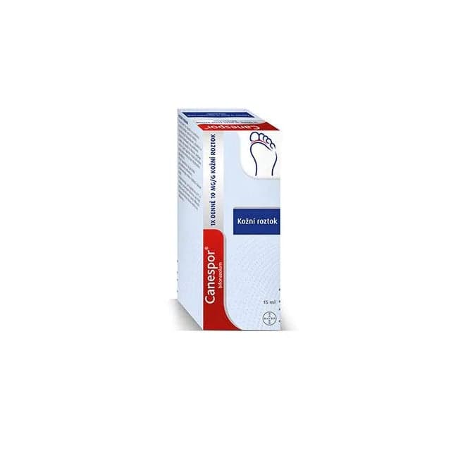 CANESPOR 1X DENNĚ 0,01G/G Kožní roztok 1X15ML