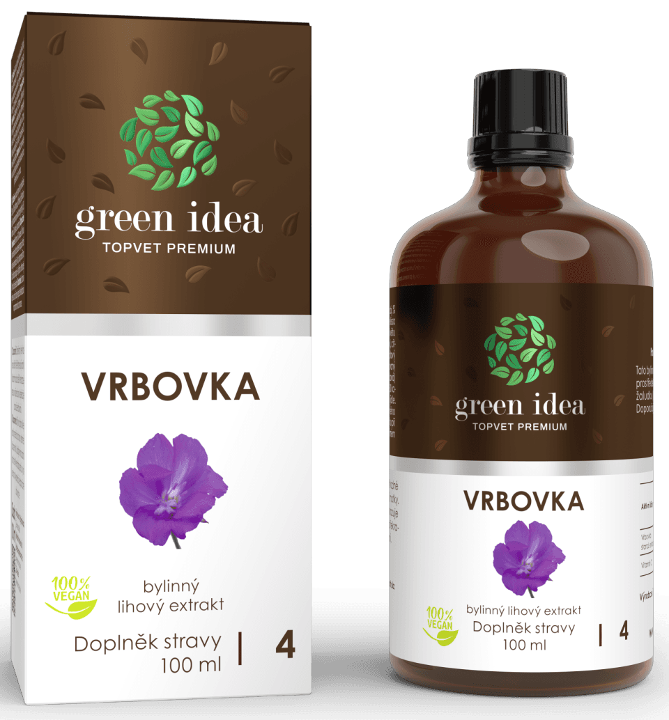 Green idea Vrbovka bylinný lihový extrakt 100ml