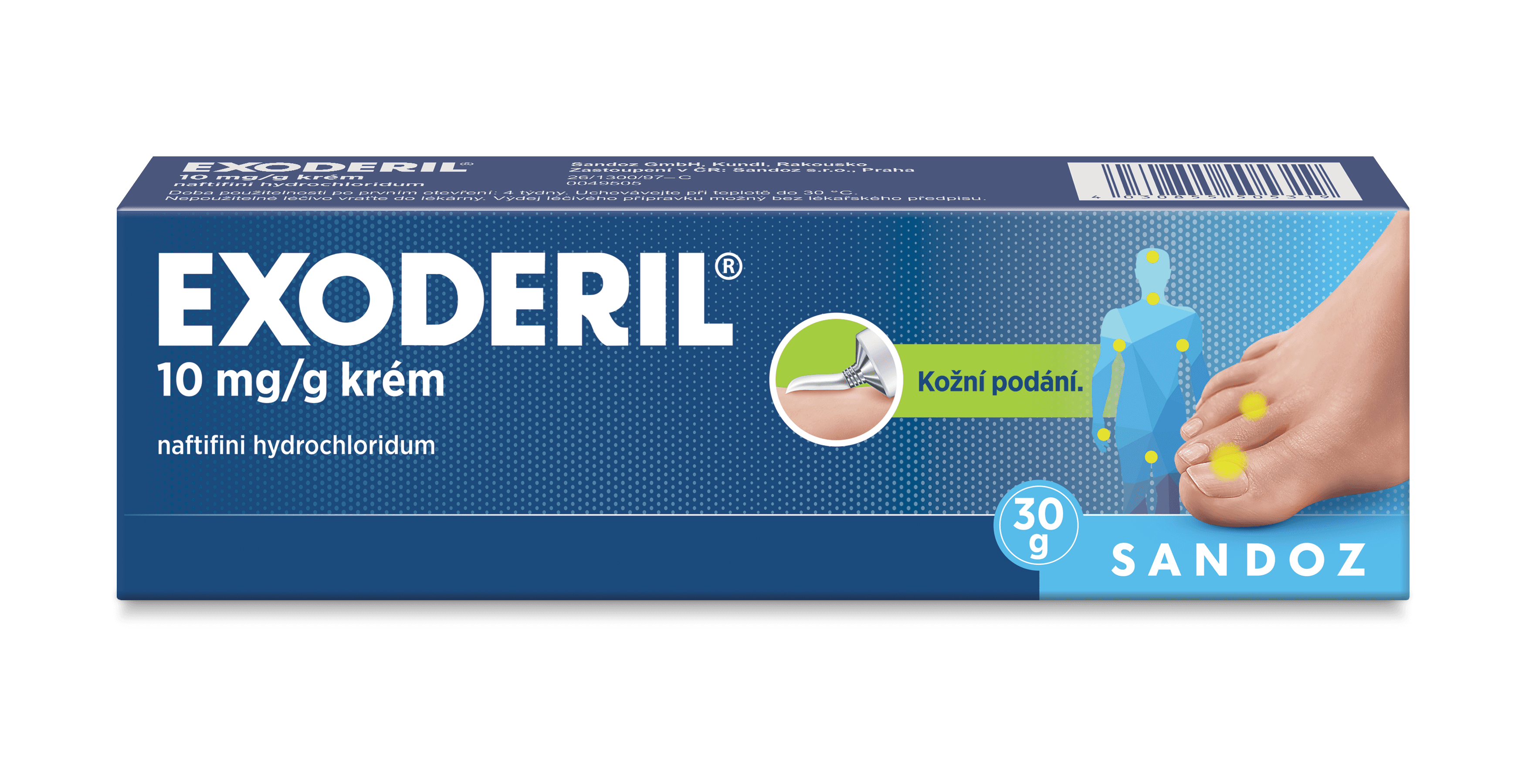 EXODERIL 10MG/G krém 30G