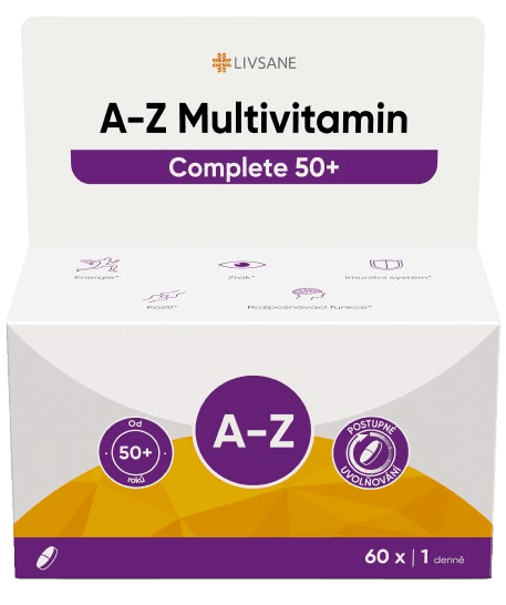 LIVSANE A-Z Multivitamin Complete 50+ tbl.60