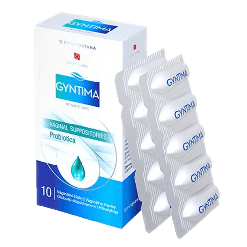 Fytofontana GYNTIMA Probiotica vag.čípky 10ks