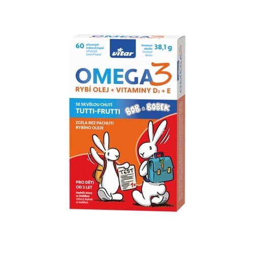 Vitar Kids Omega 3+vit.D+vit.E cps.60