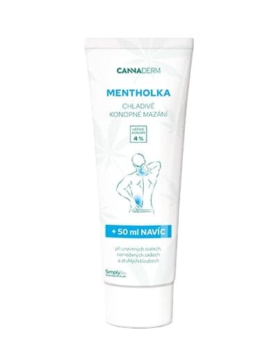 Cannaderm Mentholka chladivé konopné mazání 250 ml