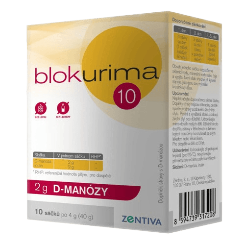 Blokurima 2g D-manózy sáčky 10x4g