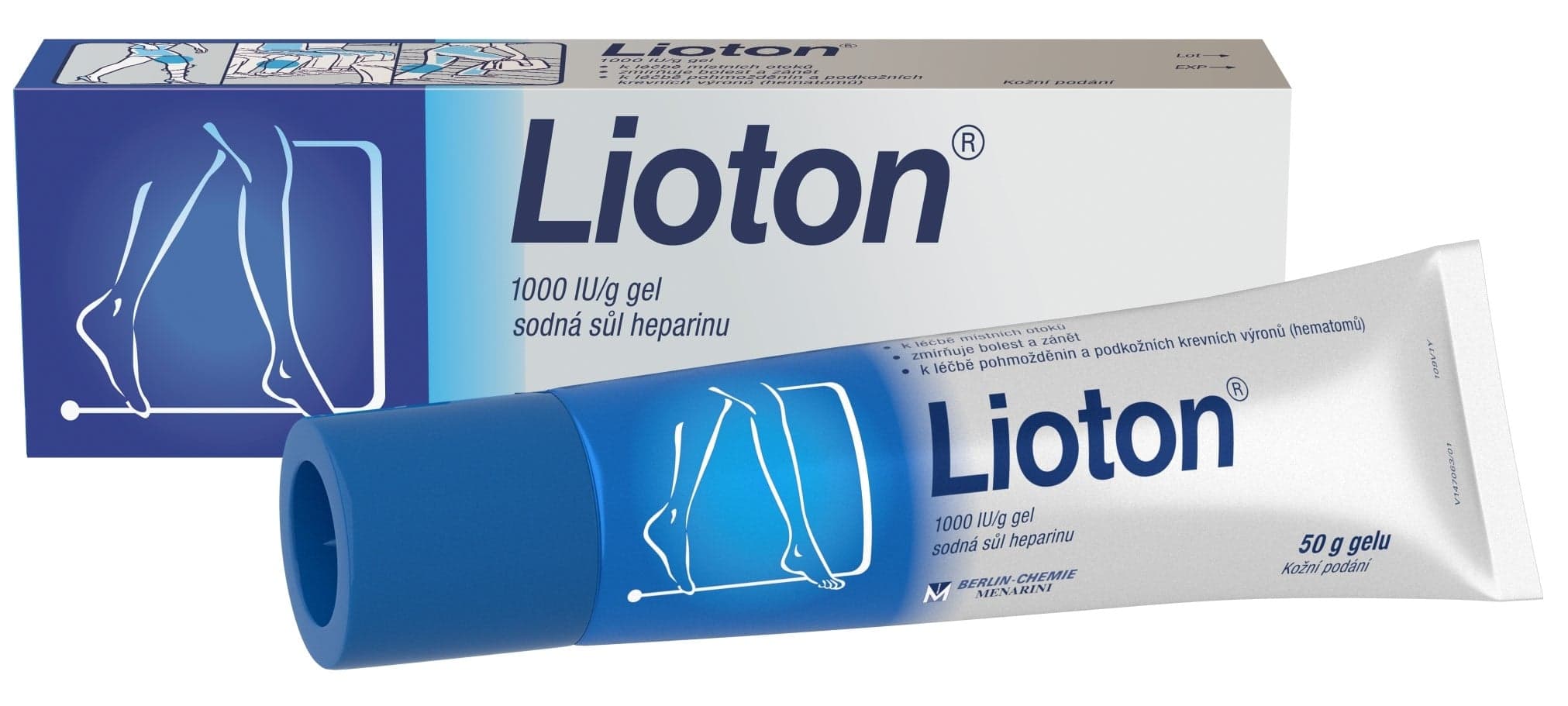 LIOTON 1000IU/G gel 50G