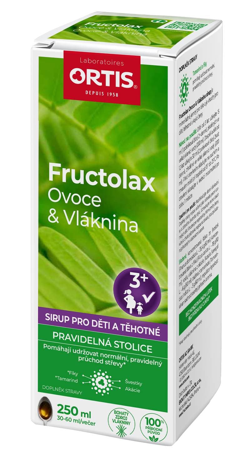 Fructolax Ovoce&Vláknina sirup pro děti 3+r 250ml