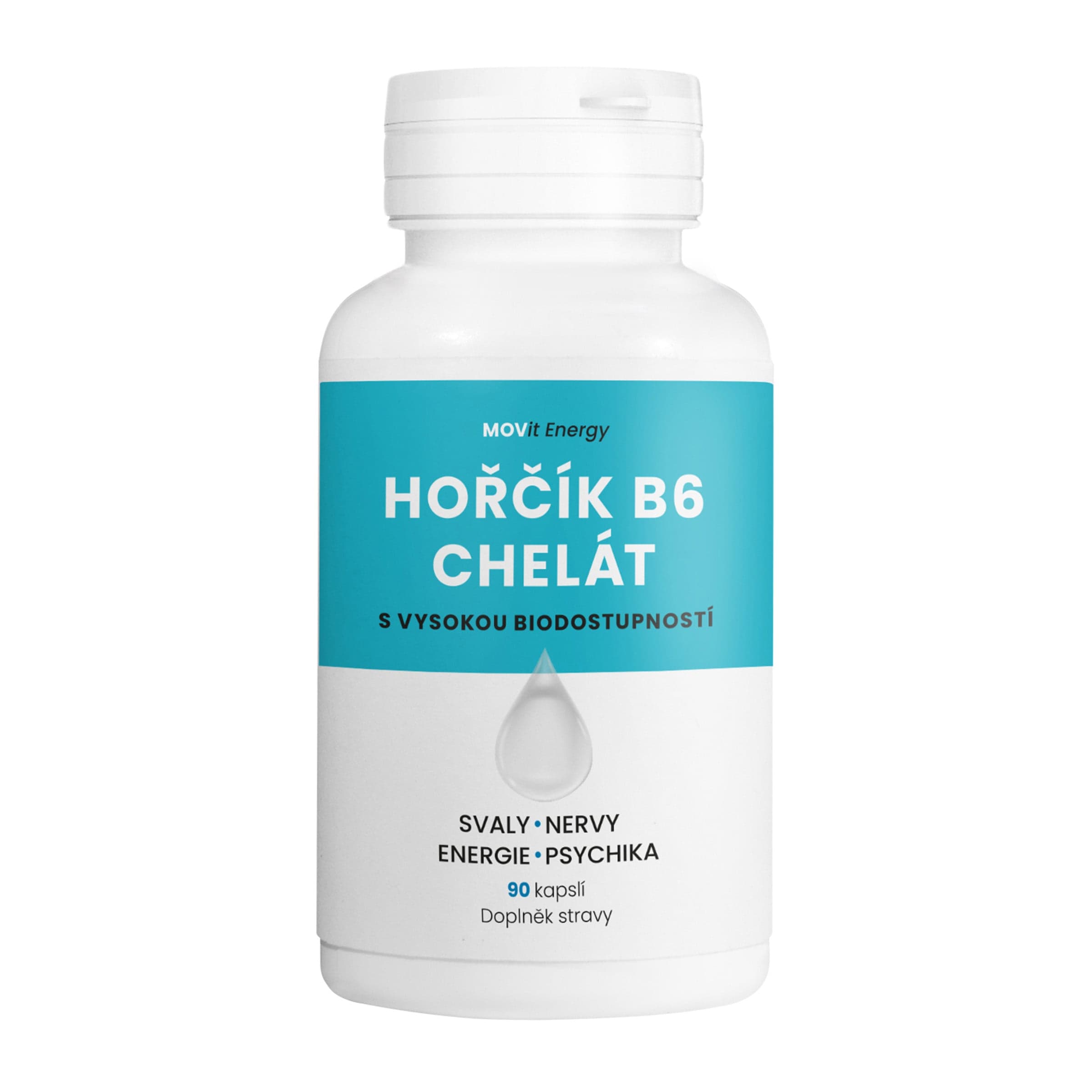 MOVit Hořčík B6 Chelát 100 mg cps.90