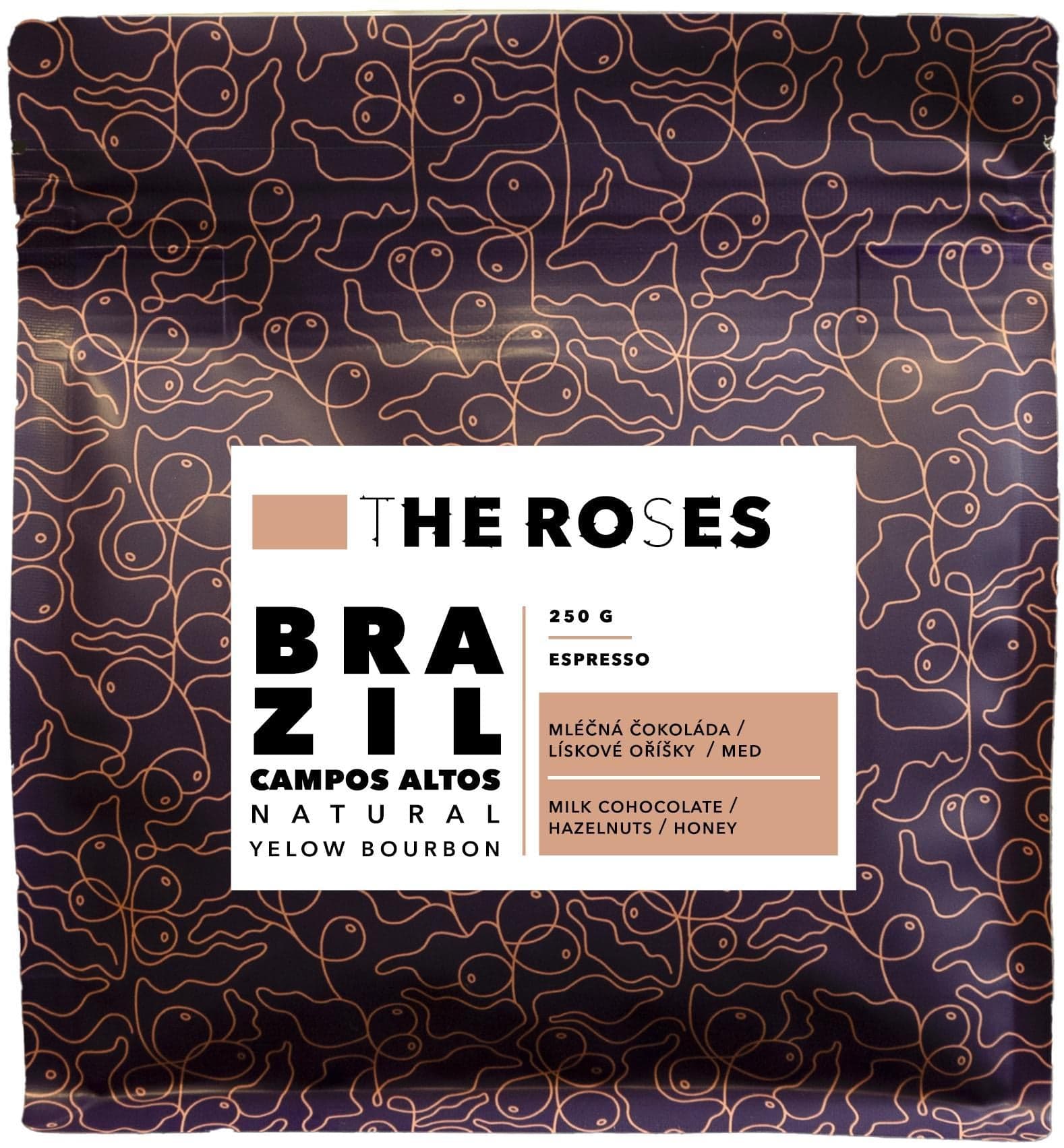The Roses Brazílie Campos Altos Natural espresso zrnková káva