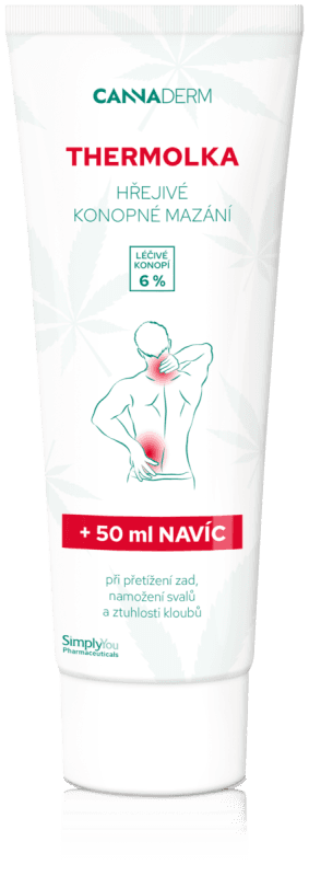 Cannaderm Thermolka hřejivé konopné mazání 250 ml