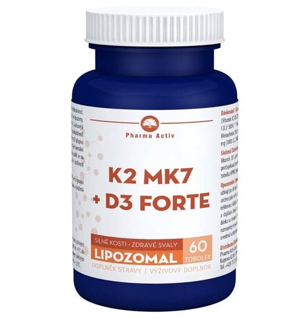 LIPOZOMAL K2 MK7+D3 forte tob.60