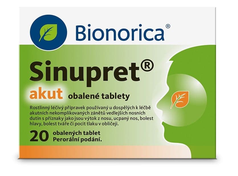 SINUPRET AKUT Obalená tableta 20