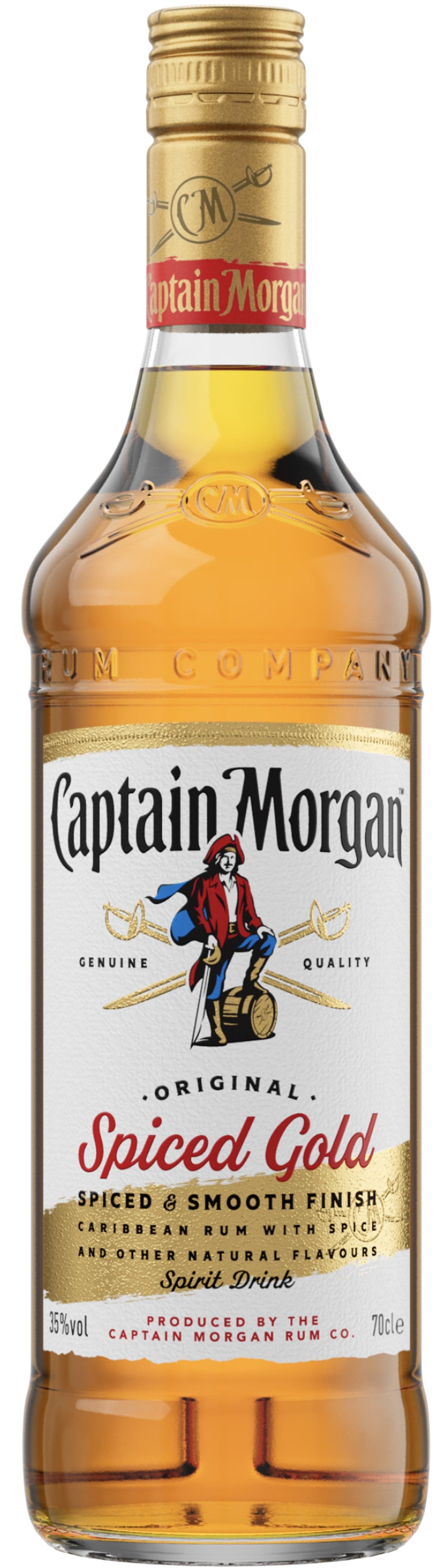 Captain Morgan Spiced Gold 35% obj.