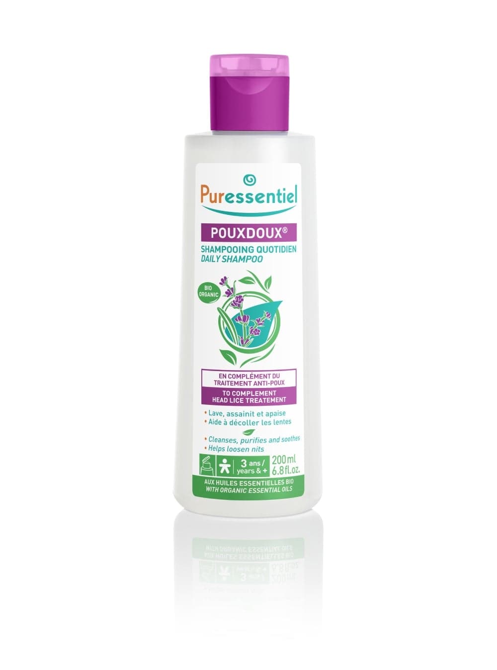 PURESSENTIEL Šampon PODOUX proti vším 200ml BIO
