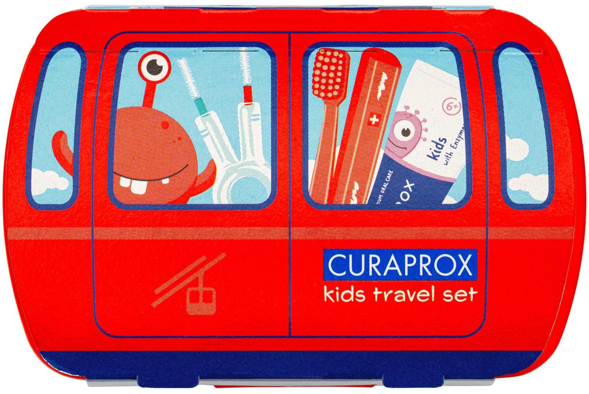 Curaprox Dětský cestovní set pro zubní hygienu