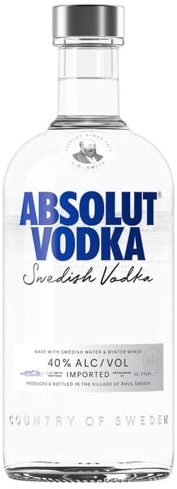 Absolut Vodka IMPORTED 40% obj.