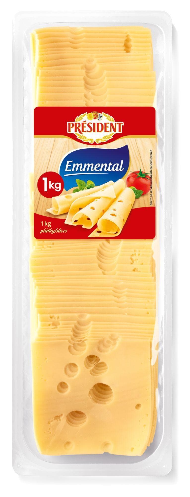 Président Emmental plátky