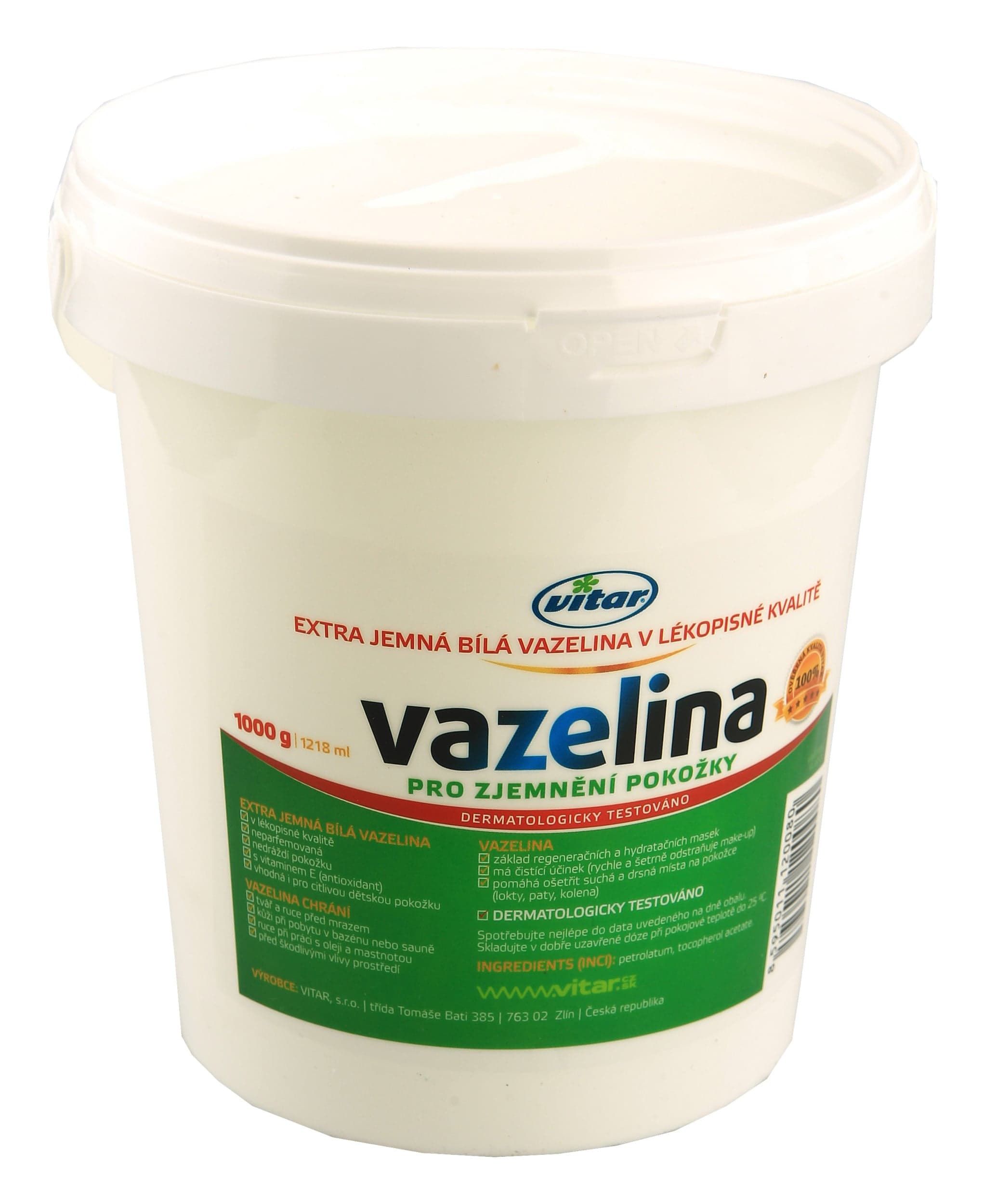 Vitar Vazelina extra jemná bílá 1000g