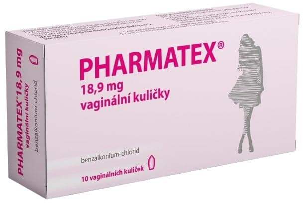 PHARMATEX 18,9MG Vaginální kulička 10