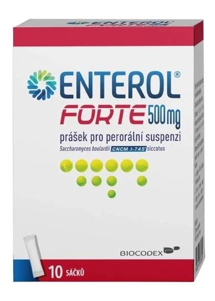 ENTEROL FORTE 500MG perorální prášek pro přípravu suspenze 10