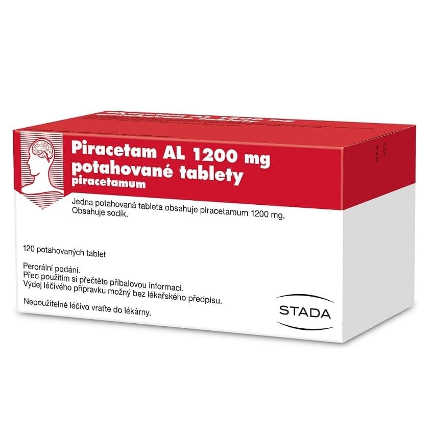 PIRACETAM AL 1200MG Potahovaná tableta 120
