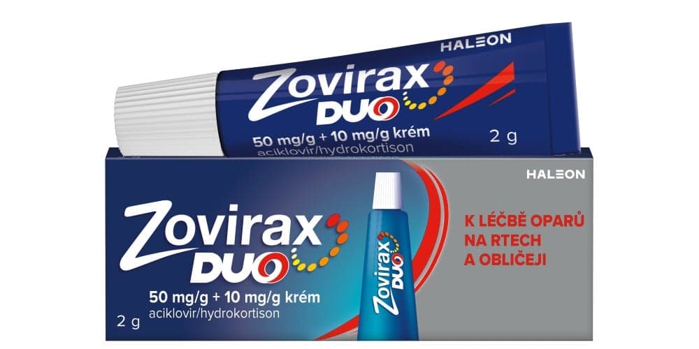 ZOVIRAX DUO 50MG/G+10MG/G krém 1X2G