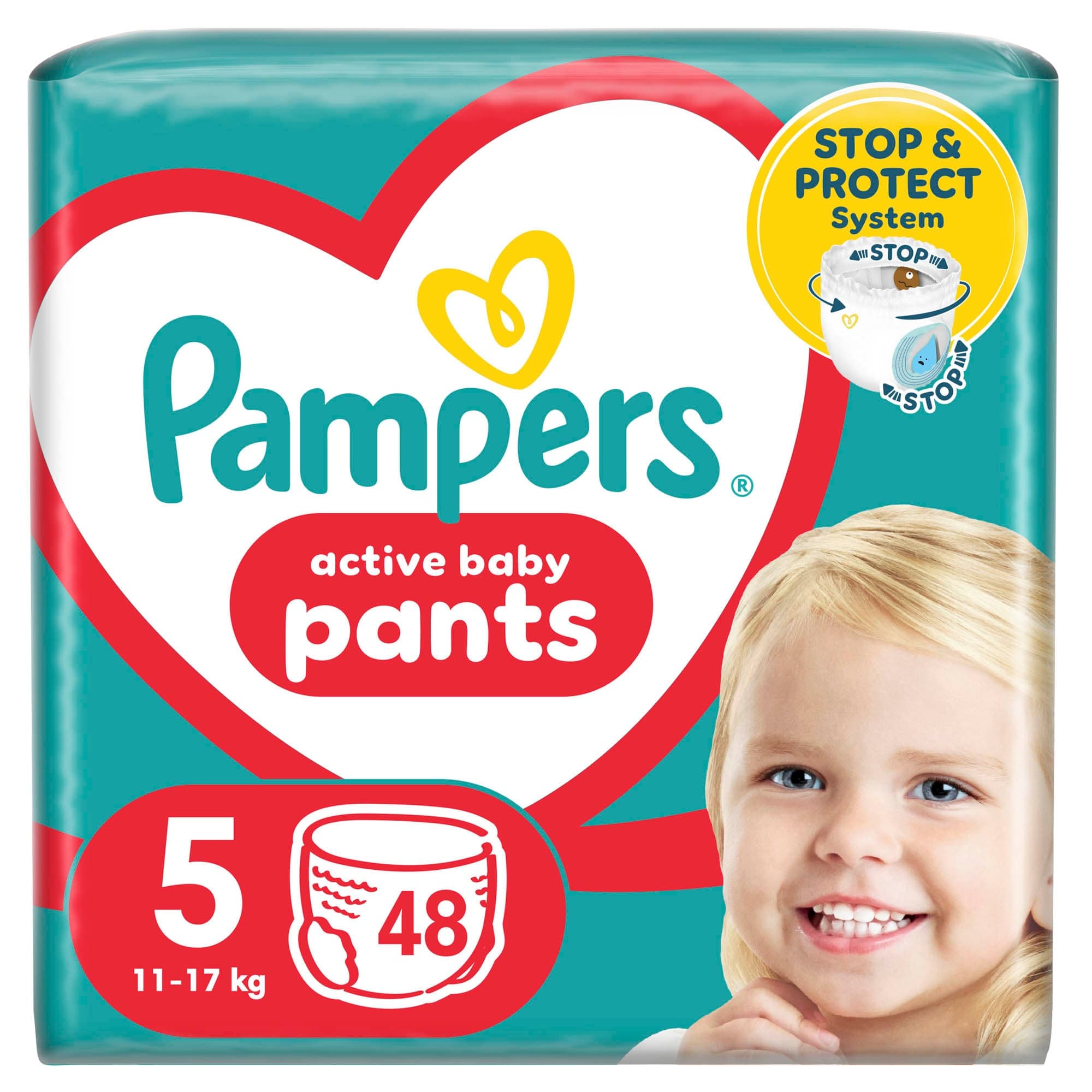 Pampers Pants plenkové kalhotky 5 (11–17 kg)