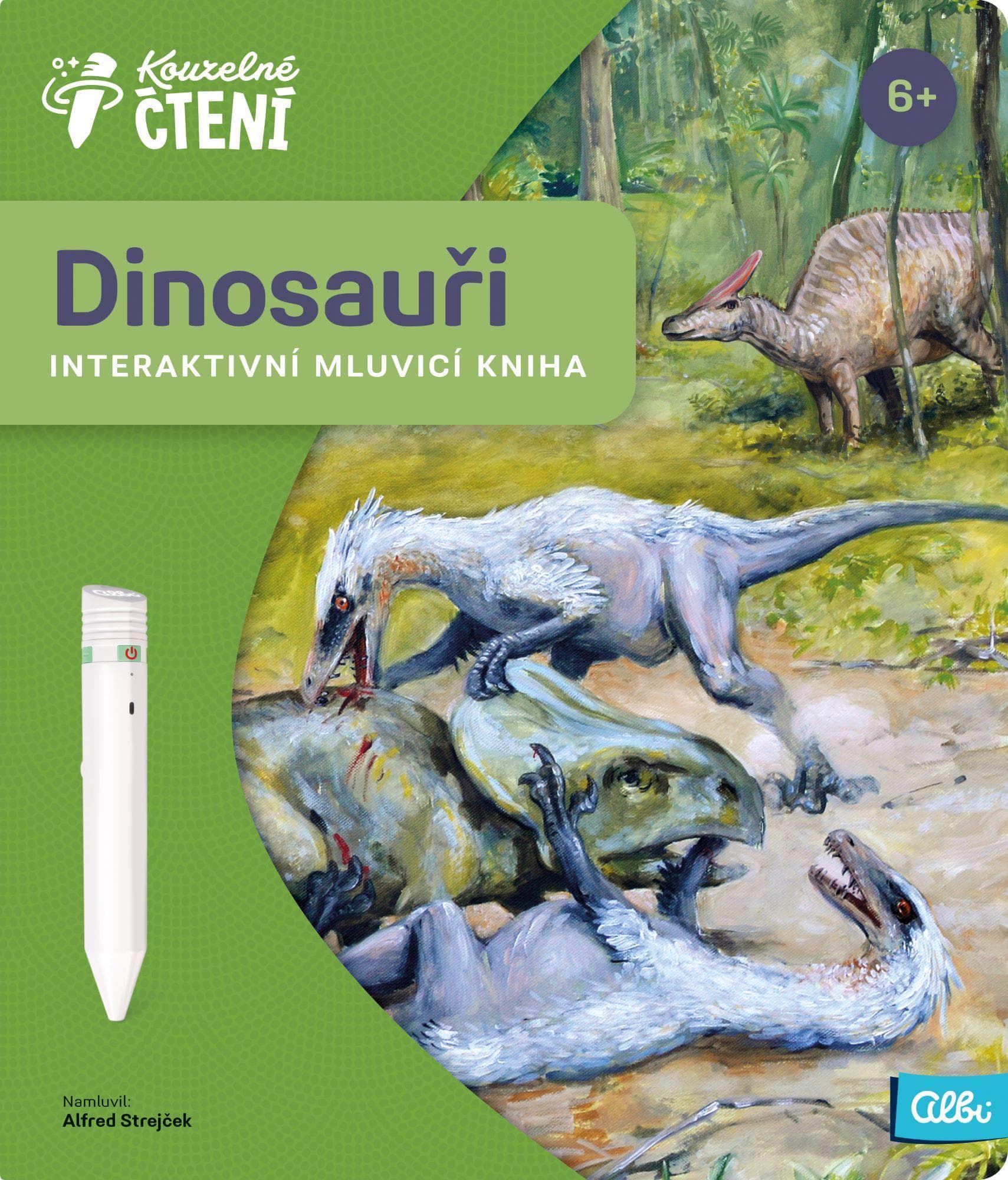 Albi Kouzelné čtení kniha Dinosauři