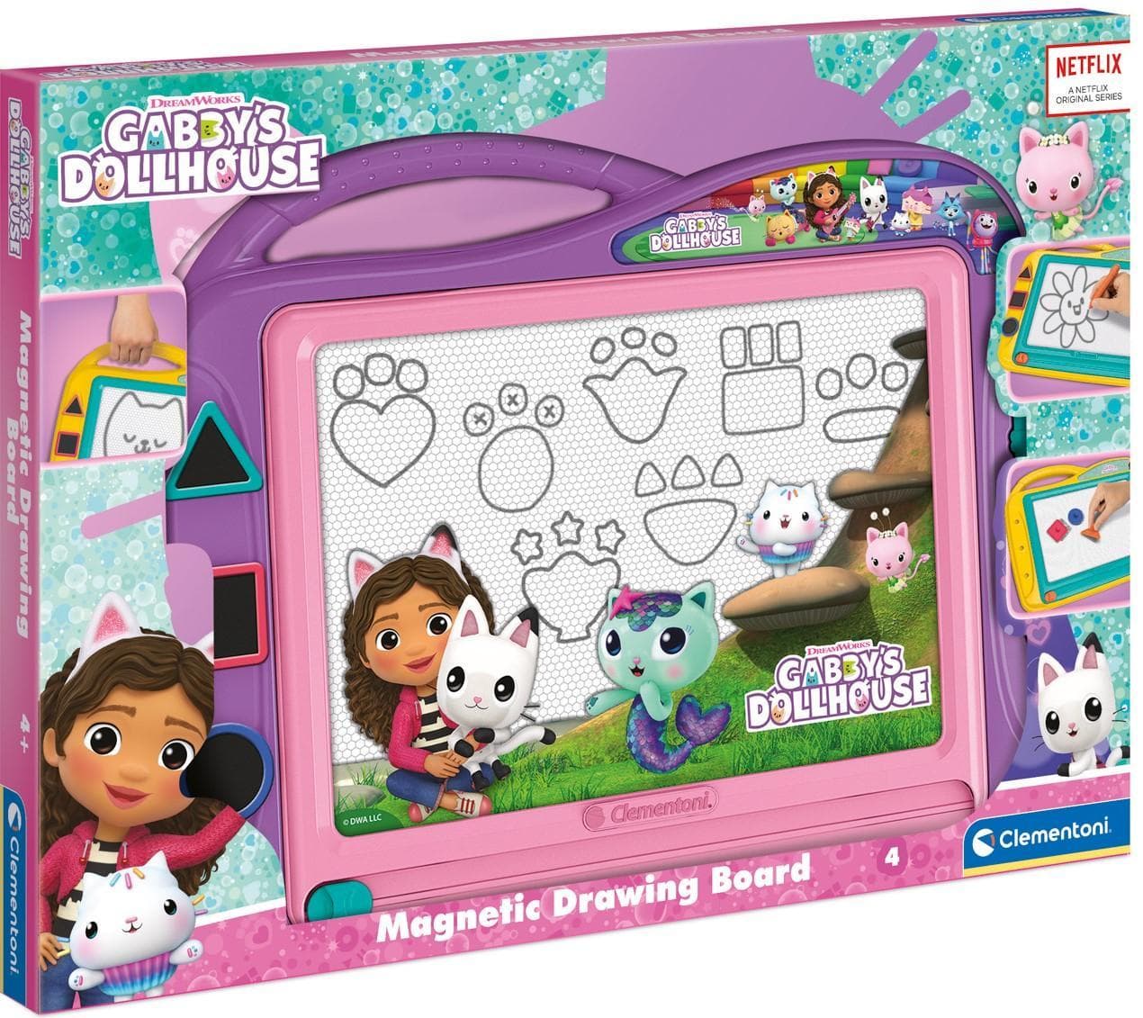 Clementoni Gabby's Dollhouse magnetická tabulka