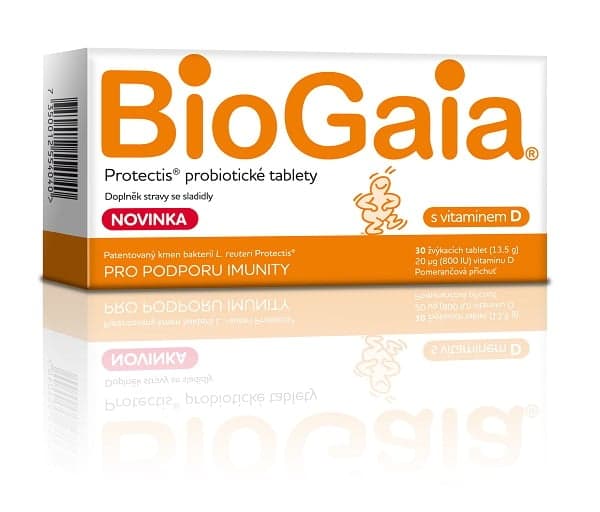 BioGaia Protectis s vit.D 30 žvýkacích tablet