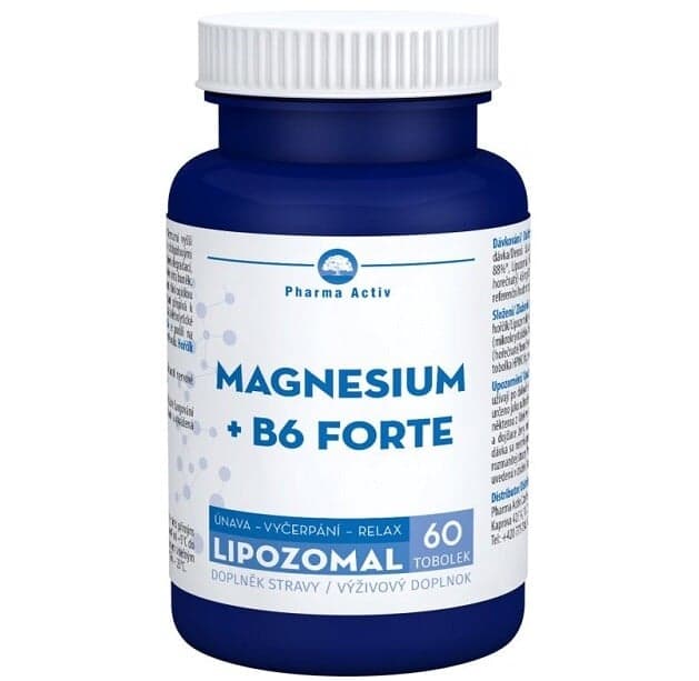 Magnesium +B6 forte lipozomal tob.60