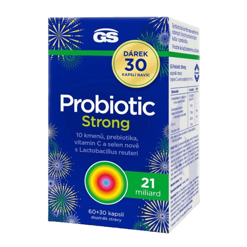 GS Probiotic Strong cps.60+30 dárek