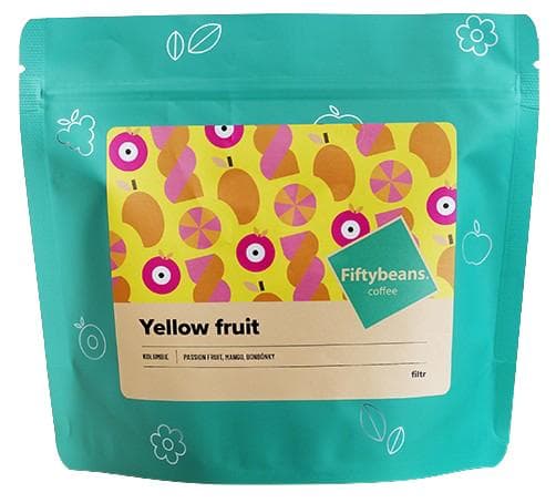 Fiftybeans Kolumbie Yellow Fruit filtr zrnková káva