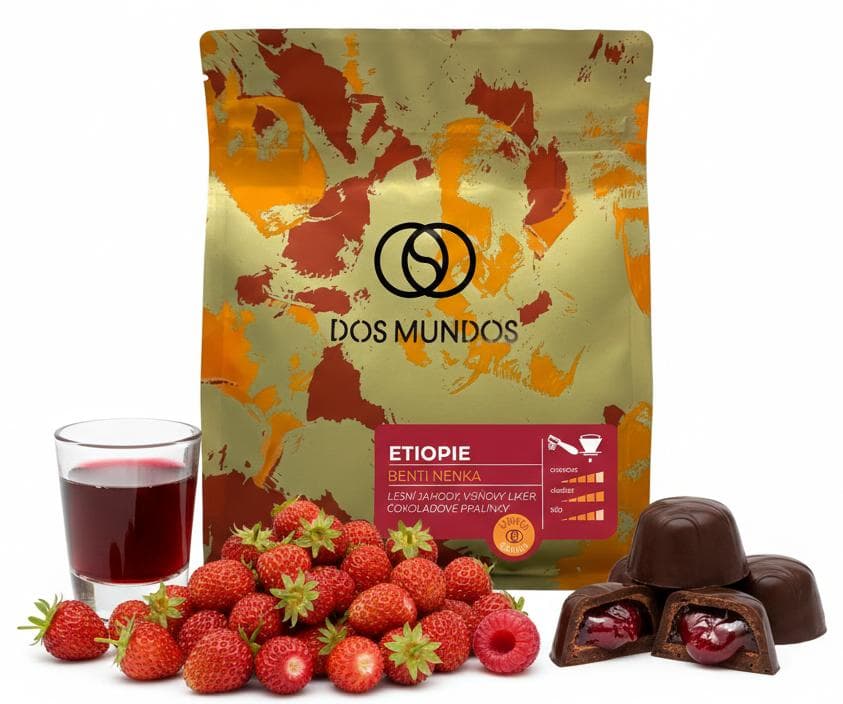 Dos Mundos Etiopie Benti Nenka filtr/espresso zrnková