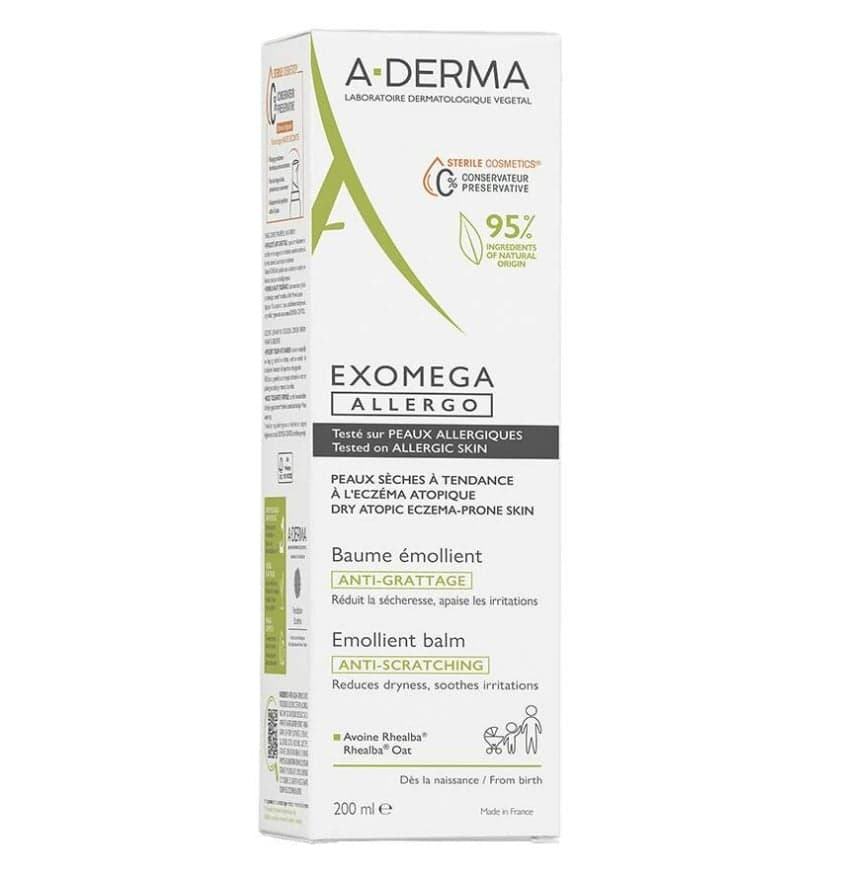 A-DERMA Exomega ALLERGO Emolienční balzám 200ml